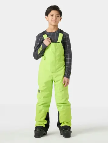 Helly Hansen Juniors' Summit Ski Bib Pants 2.0- Luminous Green