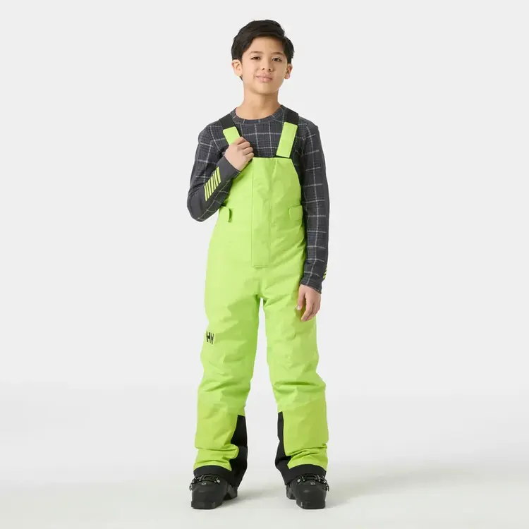 Helly Hansen Juniors' Summit Ski Bib Pants 2.0- Luminous Green
