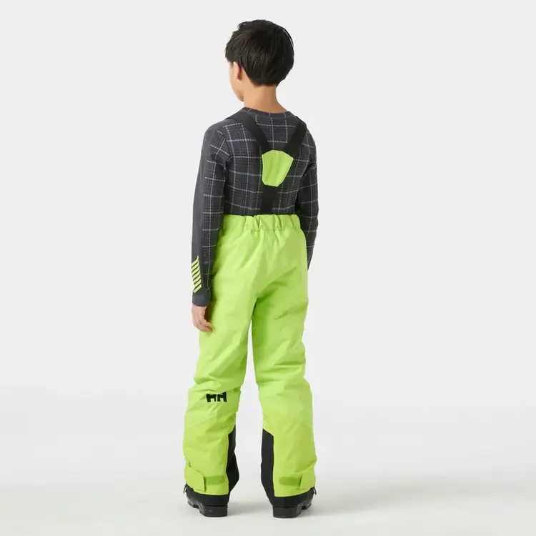 Helly Hansen Juniors' Summit Ski Bib Pants 2.0- Luminous Green
