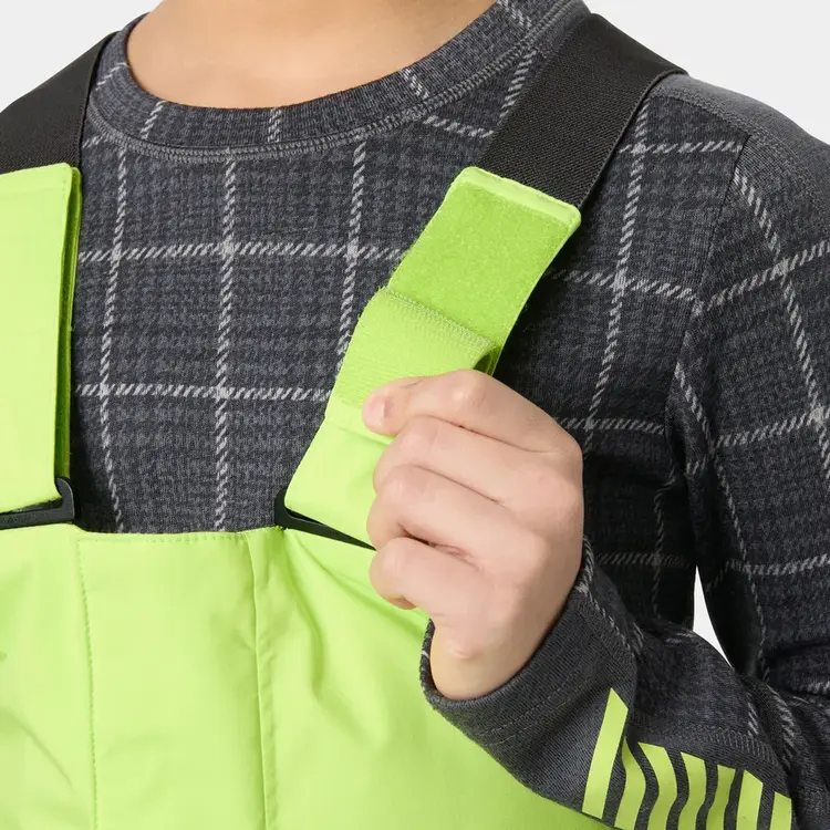 Helly Hansen Juniors' Summit Ski Bib Pants 2.0- Luminous Green