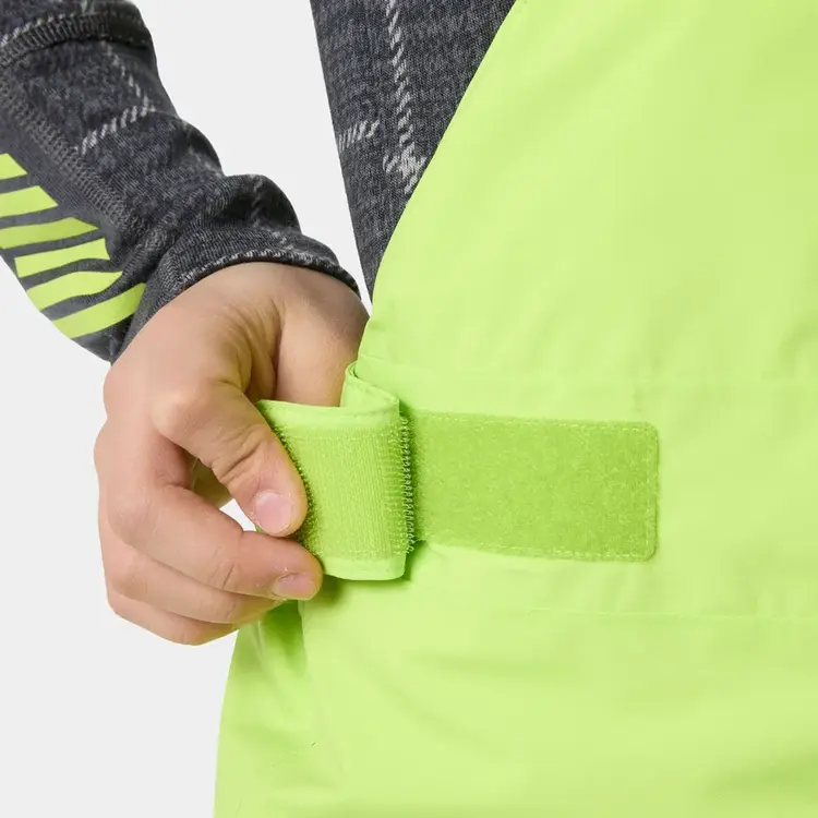 Helly Hansen Juniors' Summit Ski Bib Pants 2.0- Luminous Green