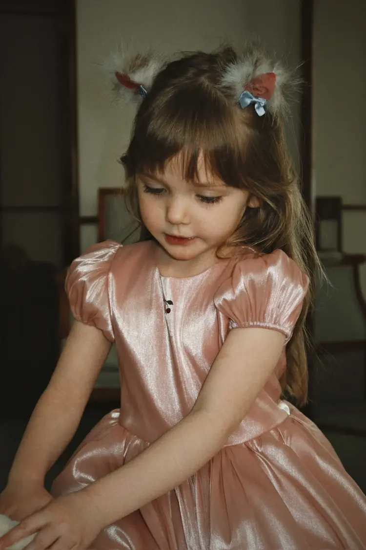 Konges Sløjd Fia Dress - SILVER PINK
