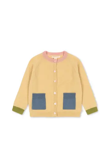 Konges Sløjd Colletti Cardigan - YELLOW