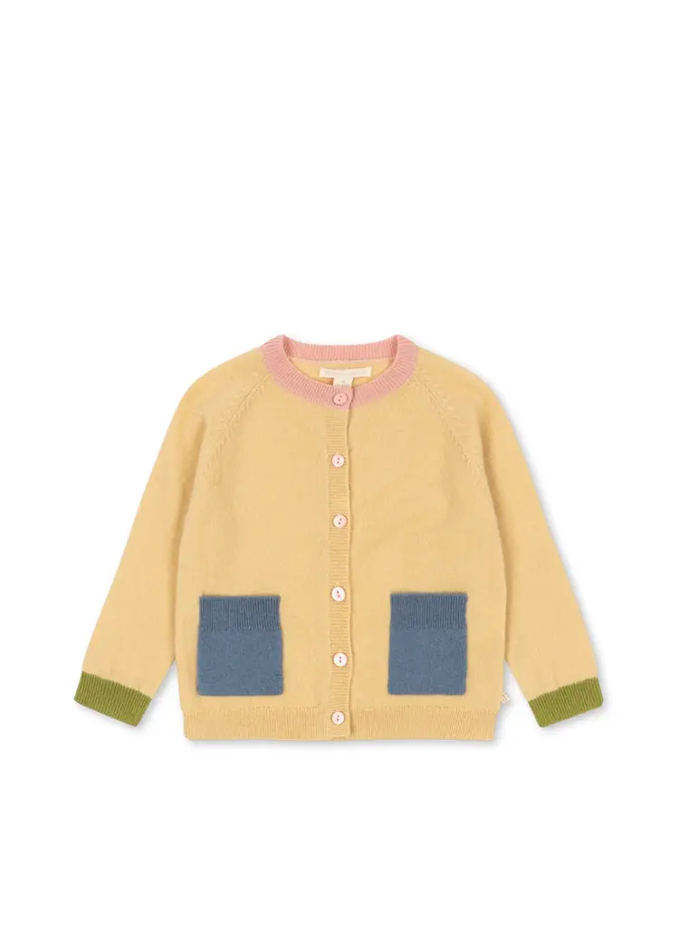 Konges Sløjd Colletti Cardigan - YELLOW