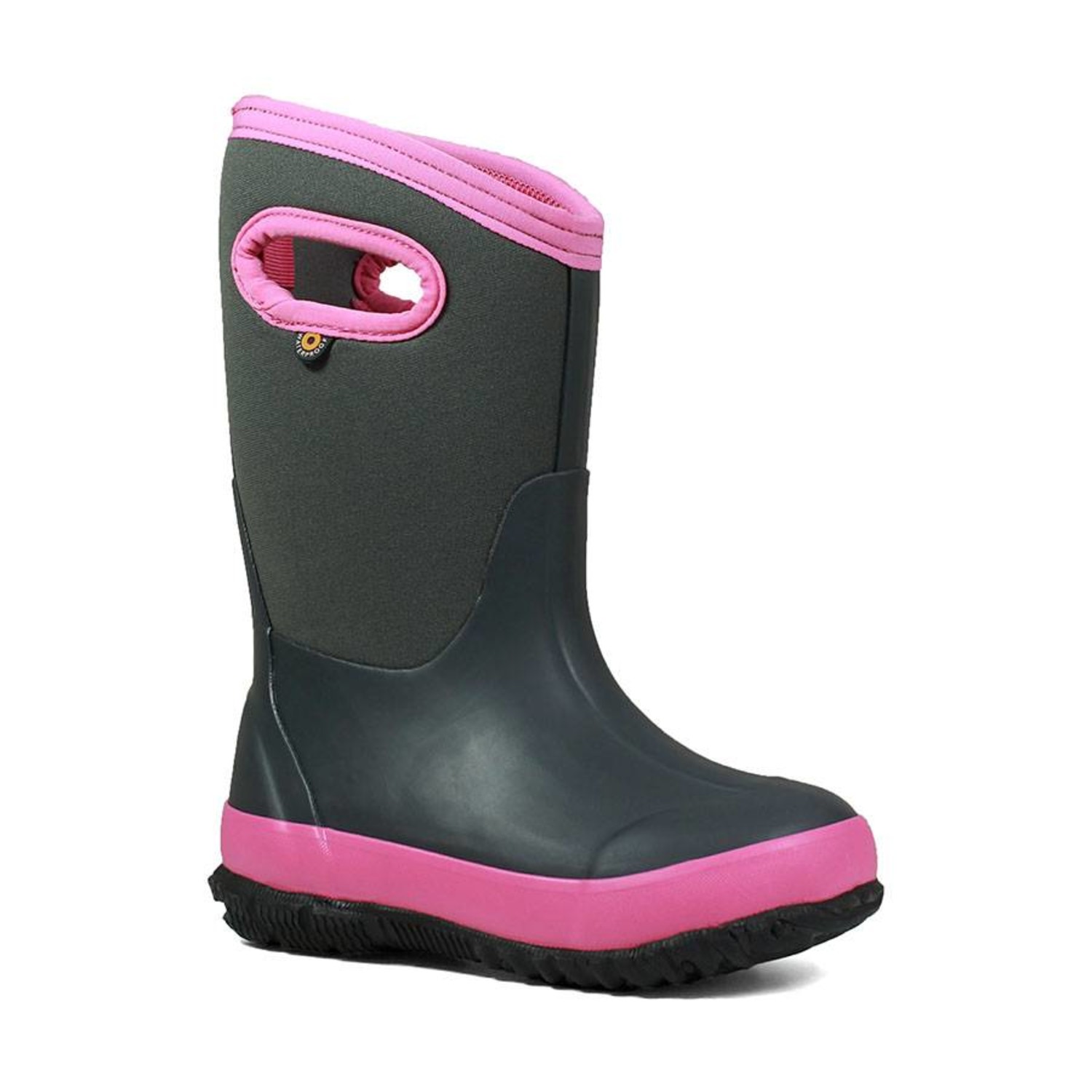 BOGS Kids Classic Matte Boot Yellow Turtle