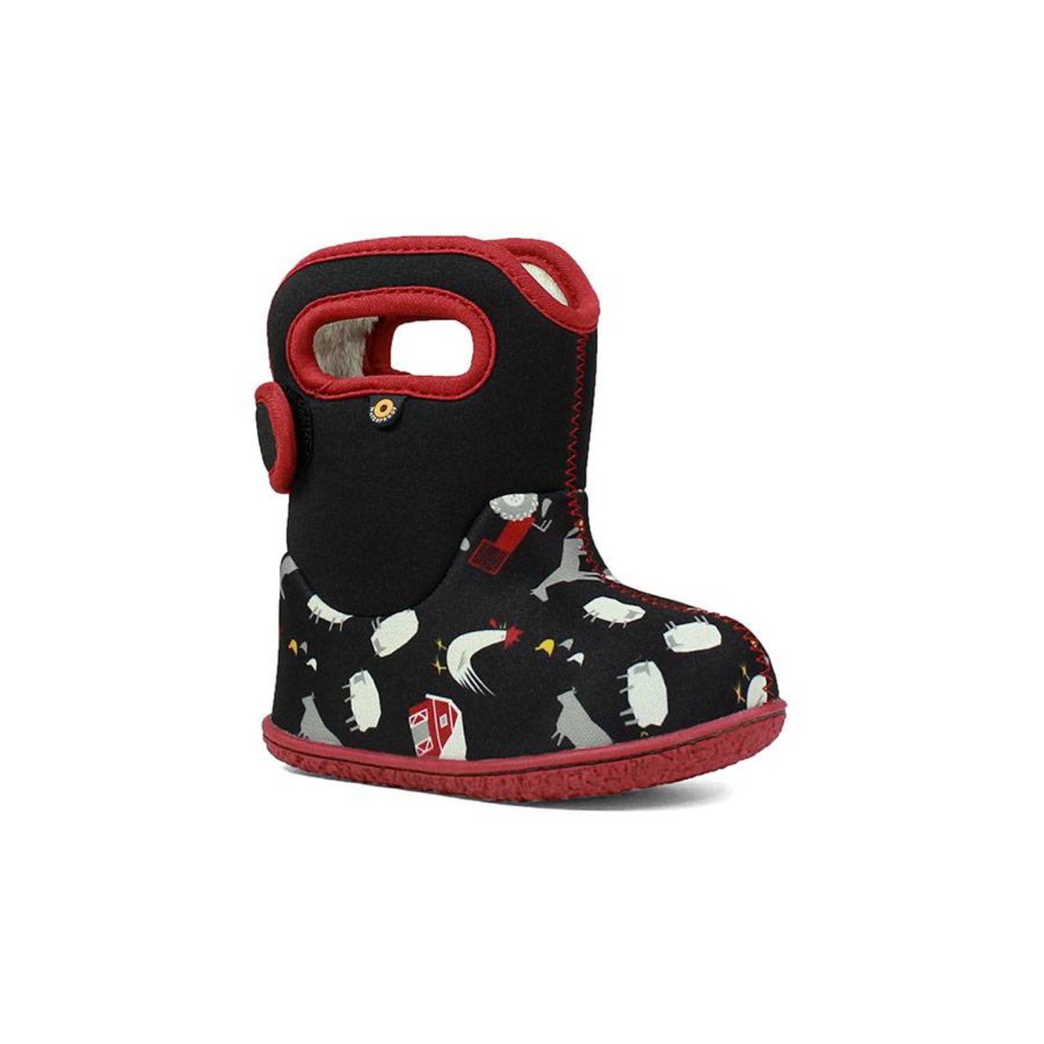 BOGS Baby Farm Winter Boots - Yellow Turtle
