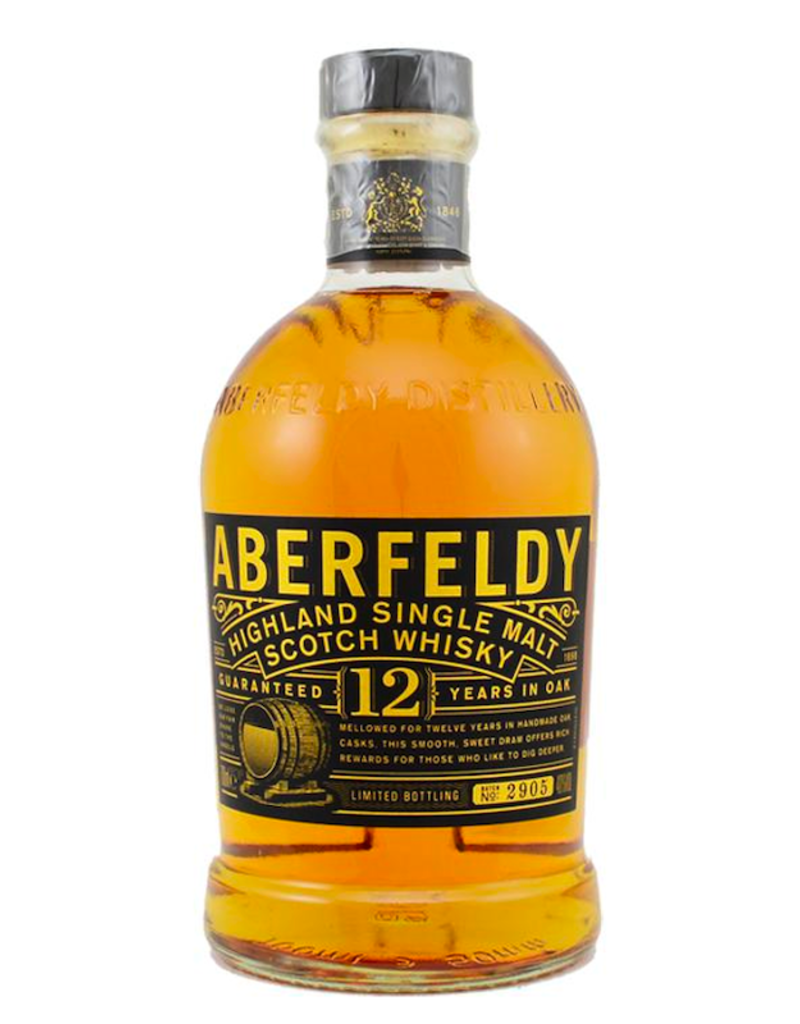 Aberfeldy, 12-Year Single Malt Scotch - 750mL