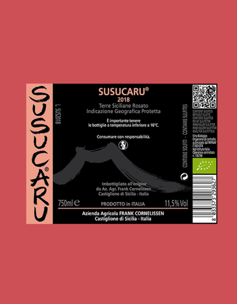 Italy Frank Cornelissen, 'Susucaru' Rosato 2025