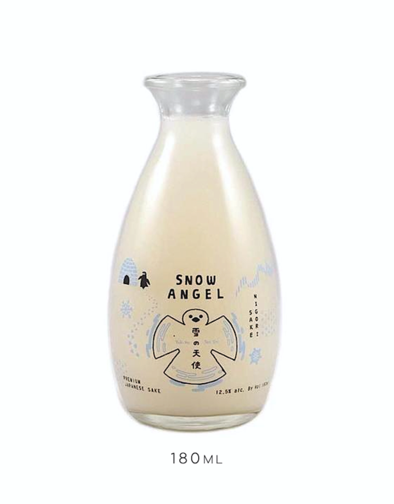 Oka, 'Snow Angel' Nigori Sake Cup - 180mL