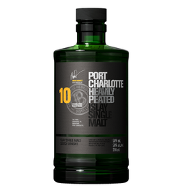 Bruichladdich, 10-Year 'Port Charlotte' Heavily Peated Single-Malt Scotch - 750mL