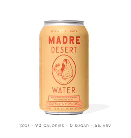 Madre, ‘Desert Water’ Mezcal,  Grapefruit & Yerba Santa Can - 12oz