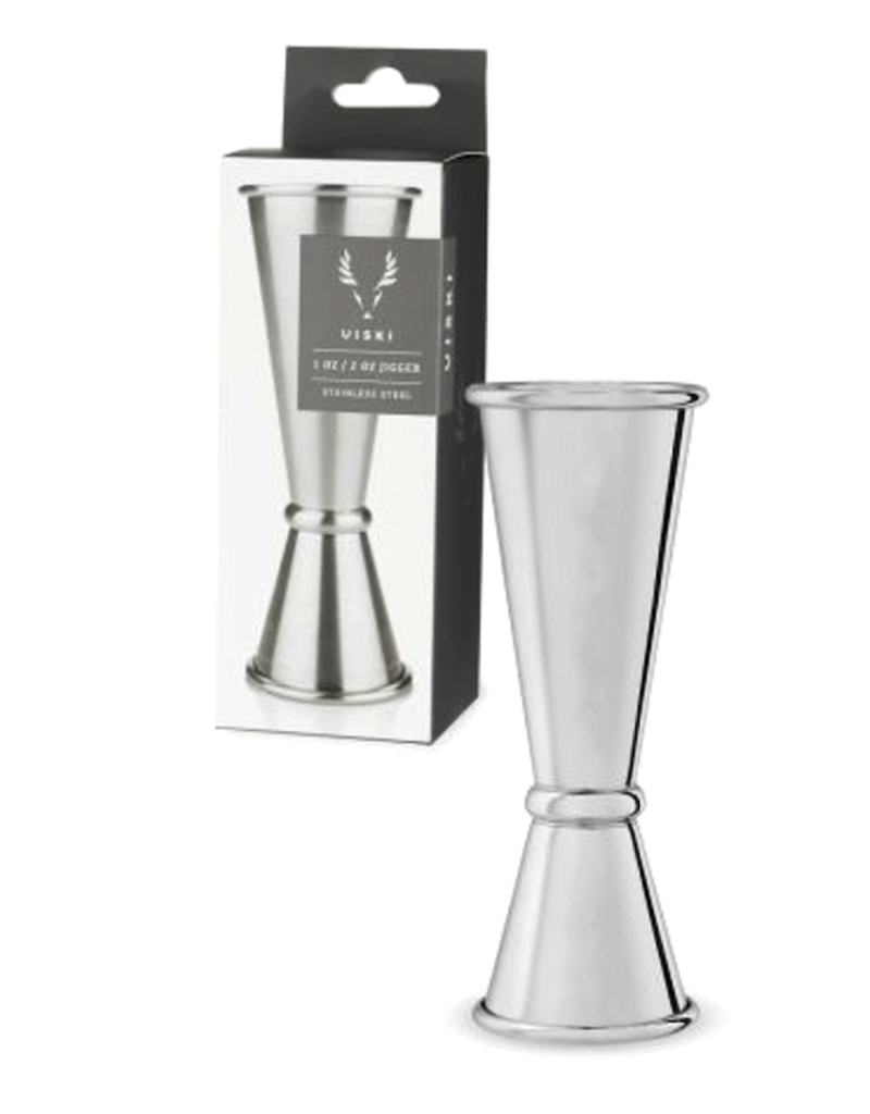 Viski, Japanese-Style Stainless Cocktail Jigger - York Cellars