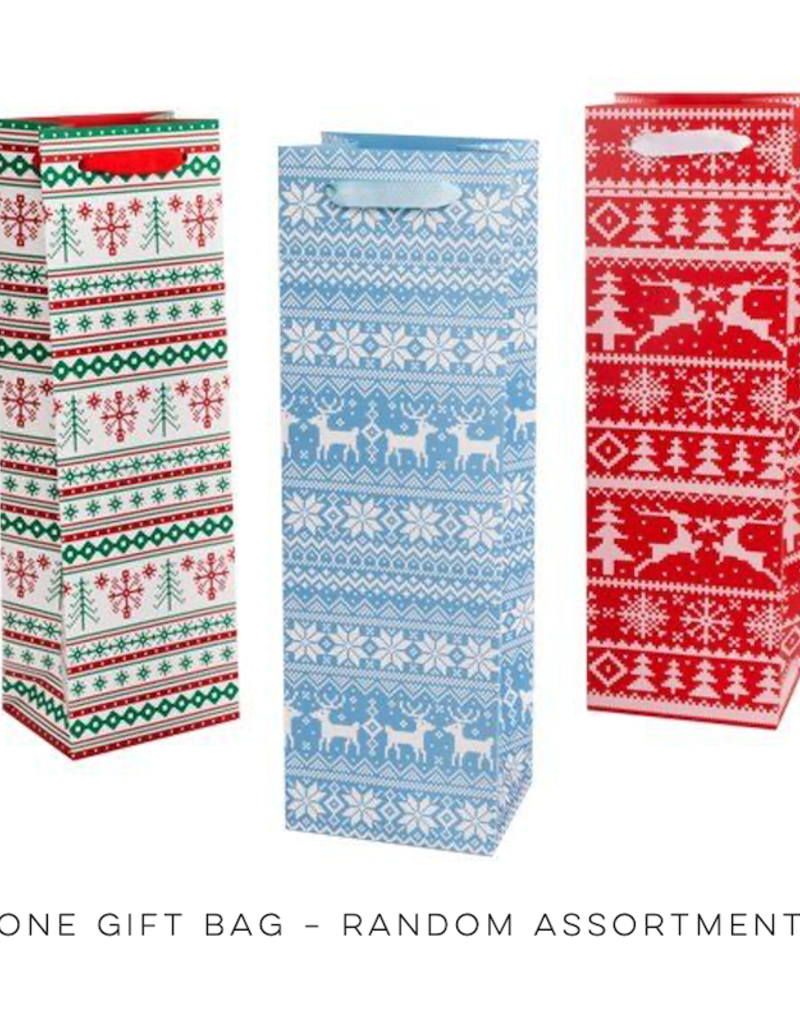 Winter Sweater Gift Bag - Assorted