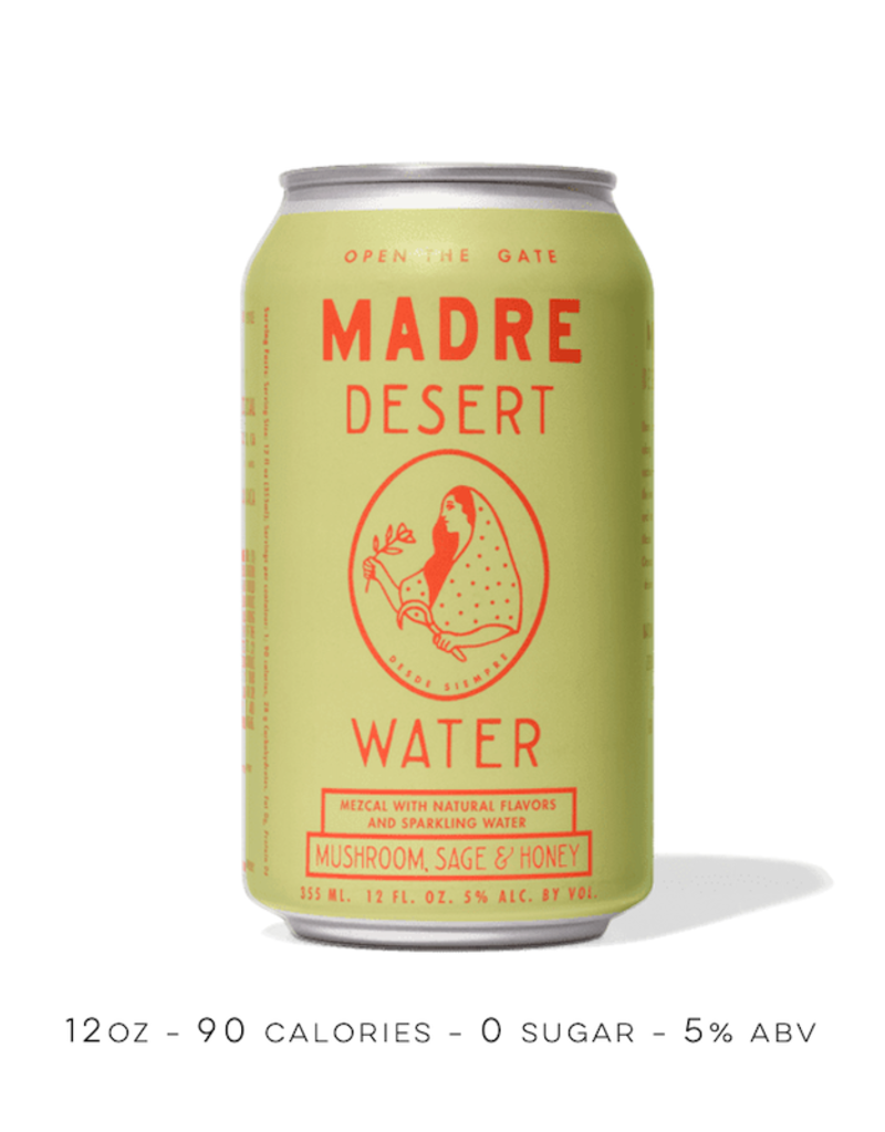 Madre, ‘Desert Water’ Mezcal Mushroom, Sage + Honey Can - 12oz