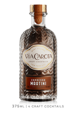 Via Carota, Espresso Martini Craft Cocktail - 375mL