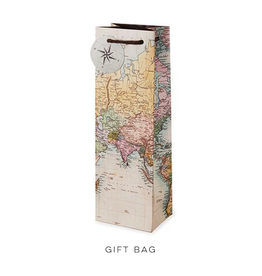 Vintage Map Gift Bag