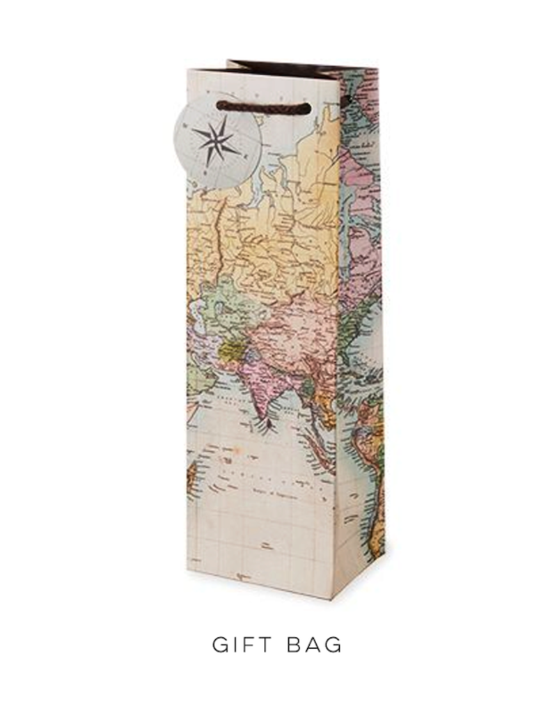 Vintage Map Gift Bag