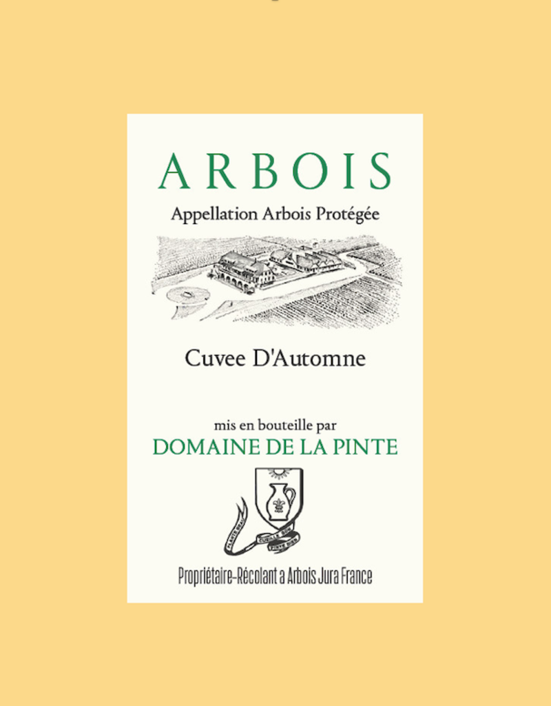 France Domaine de la Pinte, Arbois 'Cuvee d'Automne' Savagnin-Chardonnay (NV)