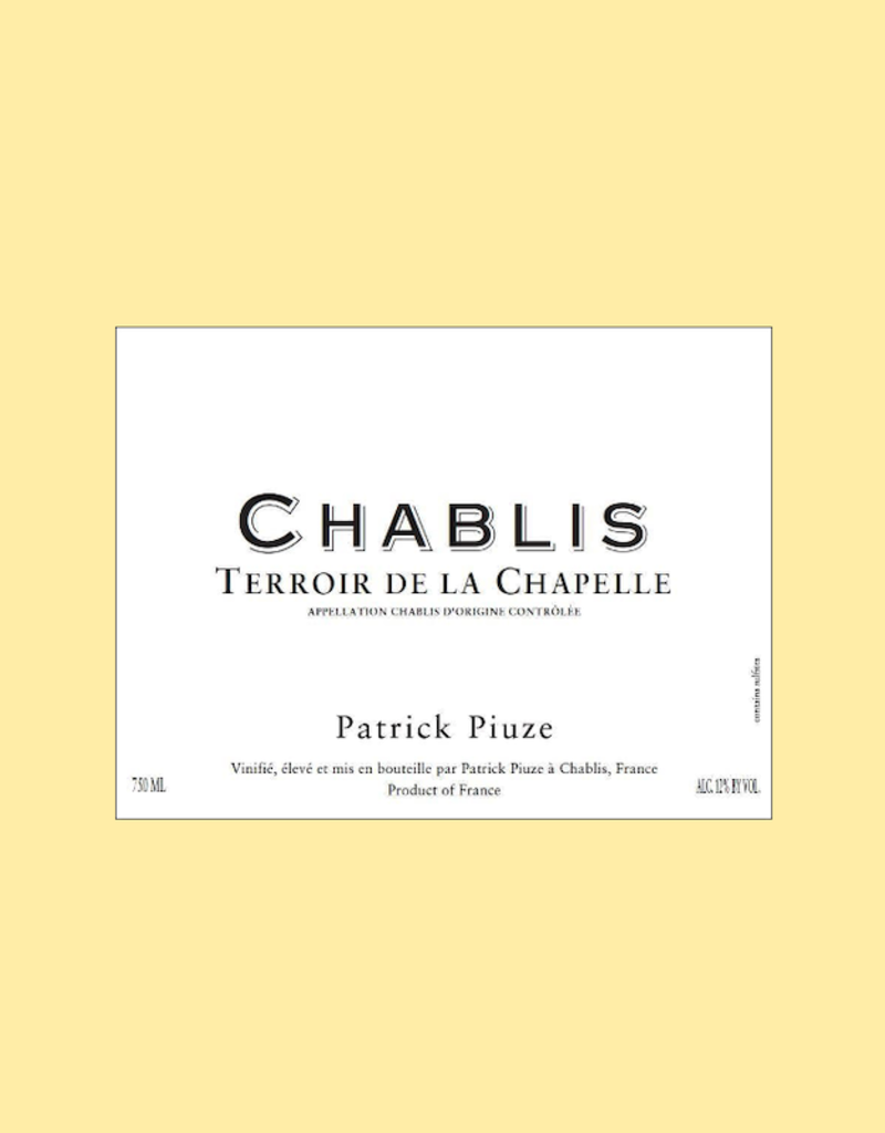 France Patrick Piuze, 'Terroir de la Chapelle' Chablis 2022