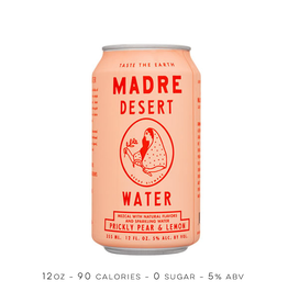 Madre, Desert Water Prickly Pear & Lemon Can - 12oz