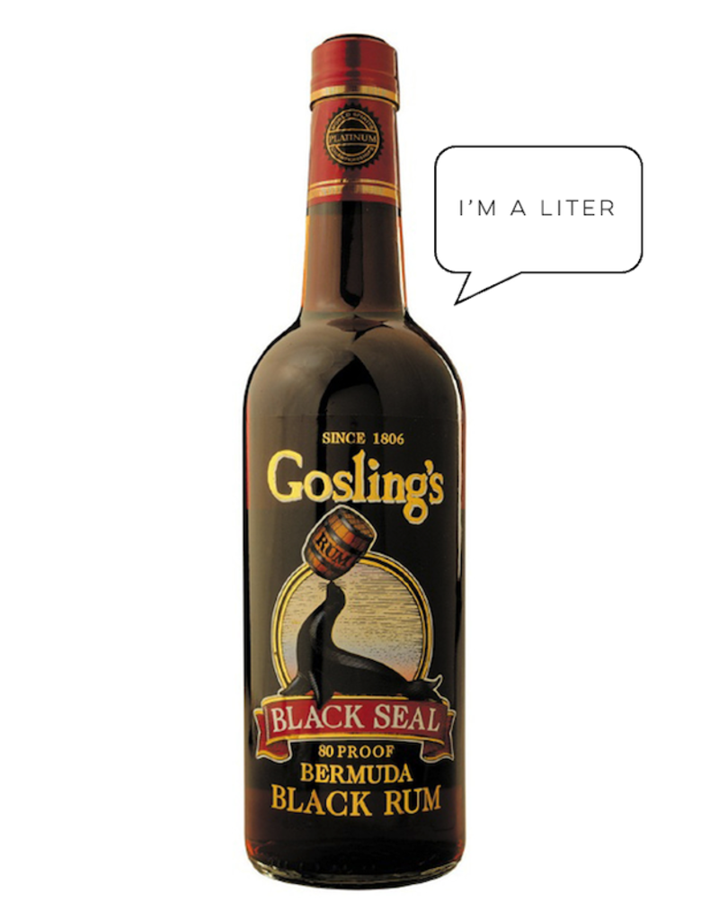 Gosling's, Black Seal Bermuda Dark Rum - 1L