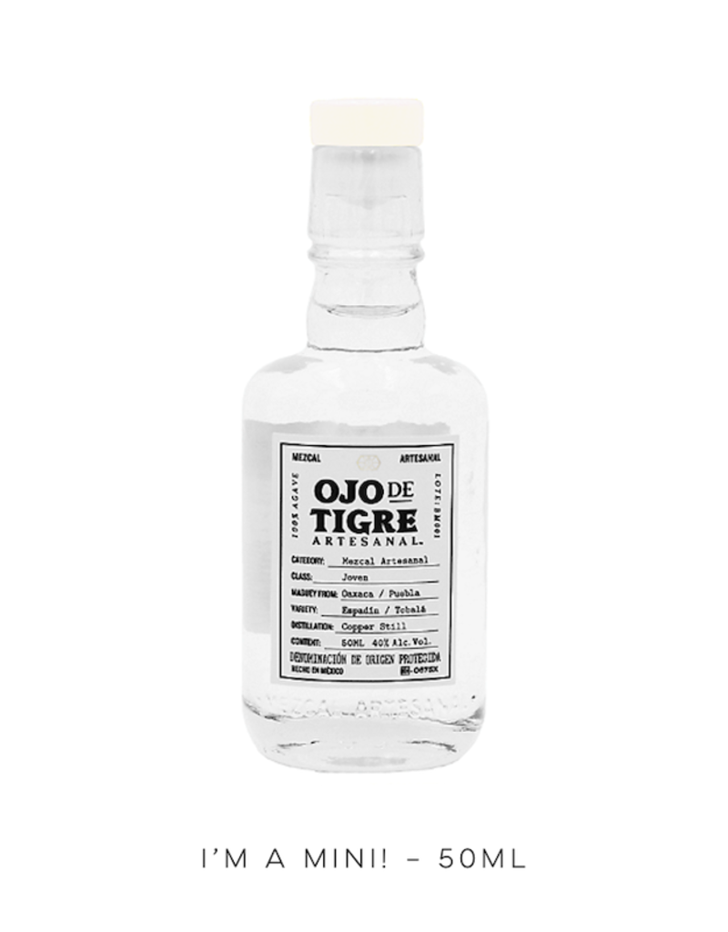 Ojo de Tigre, Mezcal Artesanal Joven MINI - 50mL