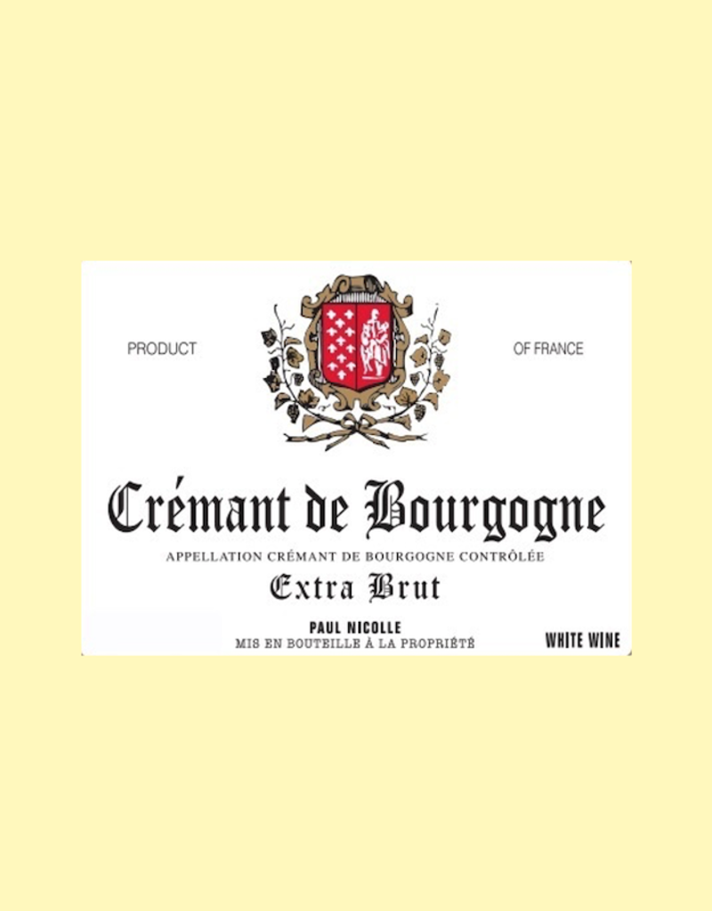 France Paul Nicolle, Cremant de Bourgogne Extra Brut BDN (NV)