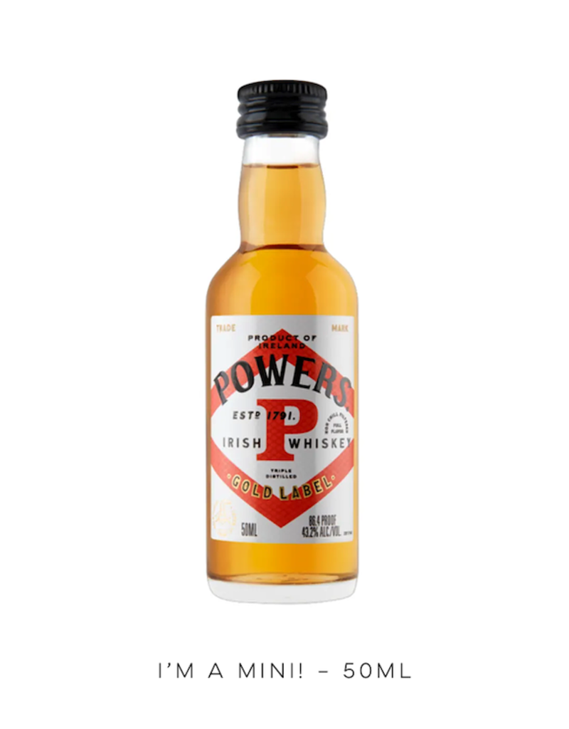 Powers, Gold Label Irish Whiskey Mini - 50mL