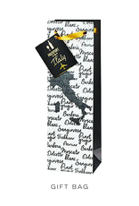 Italy Wine Map Gift Bag
