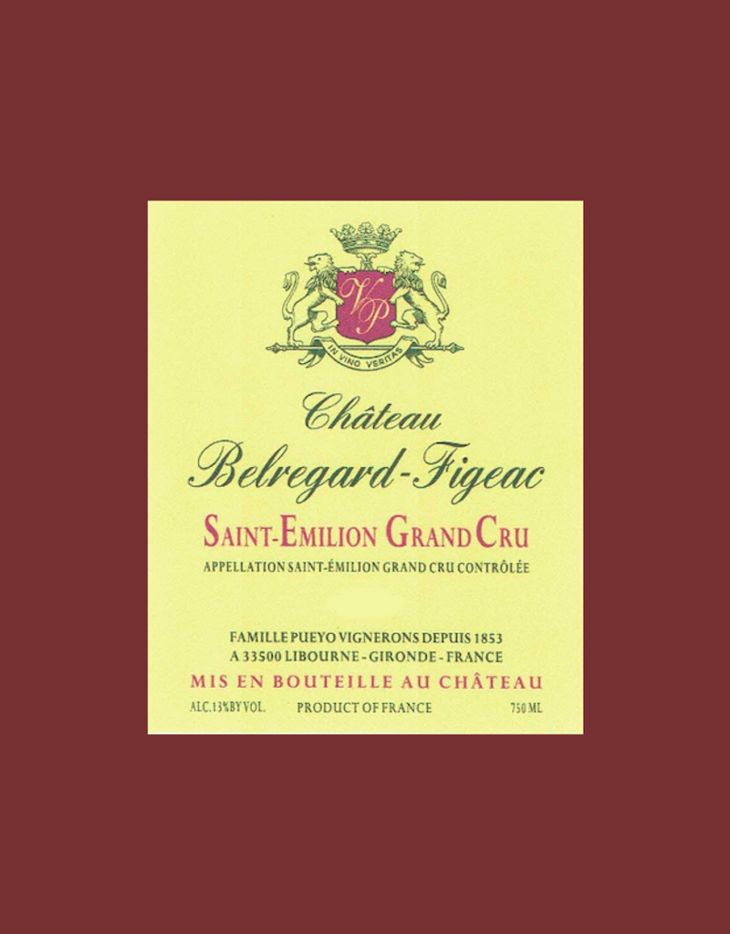 France Belregard-Figeac, Saint-Emilion Grand Cru Bordeaux 2018