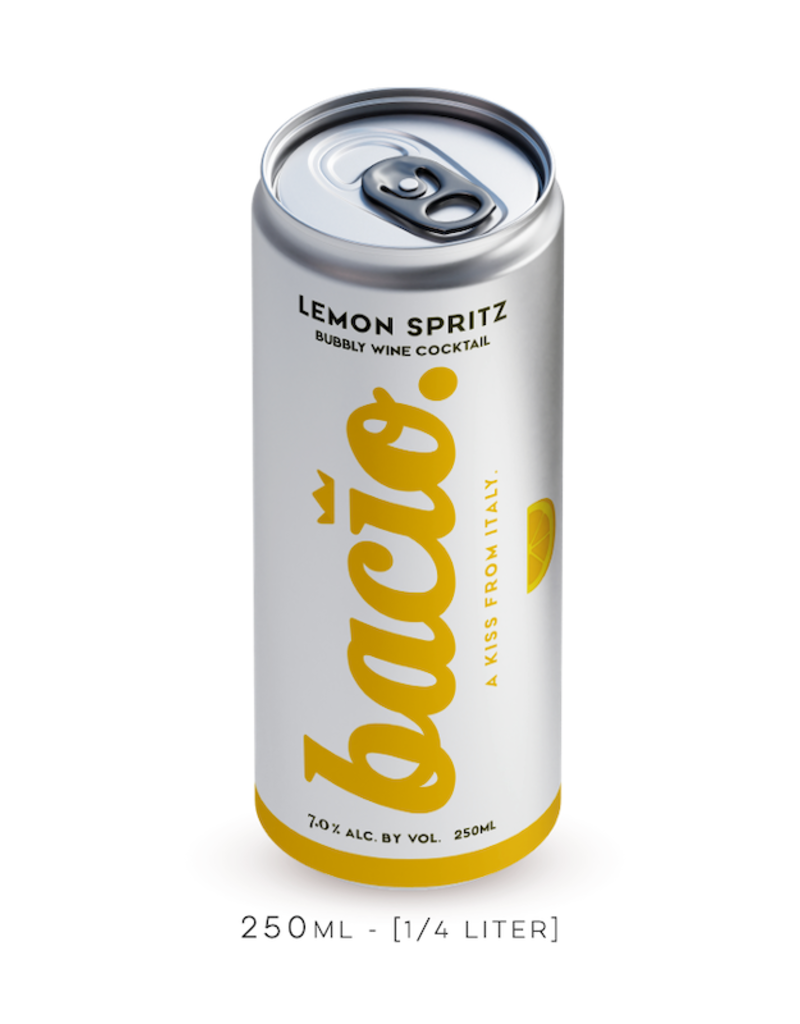 Bacio, Lemon Wine Spritz Cocktail - 250mL
