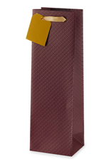 Burgundy Quilted Gift Bag