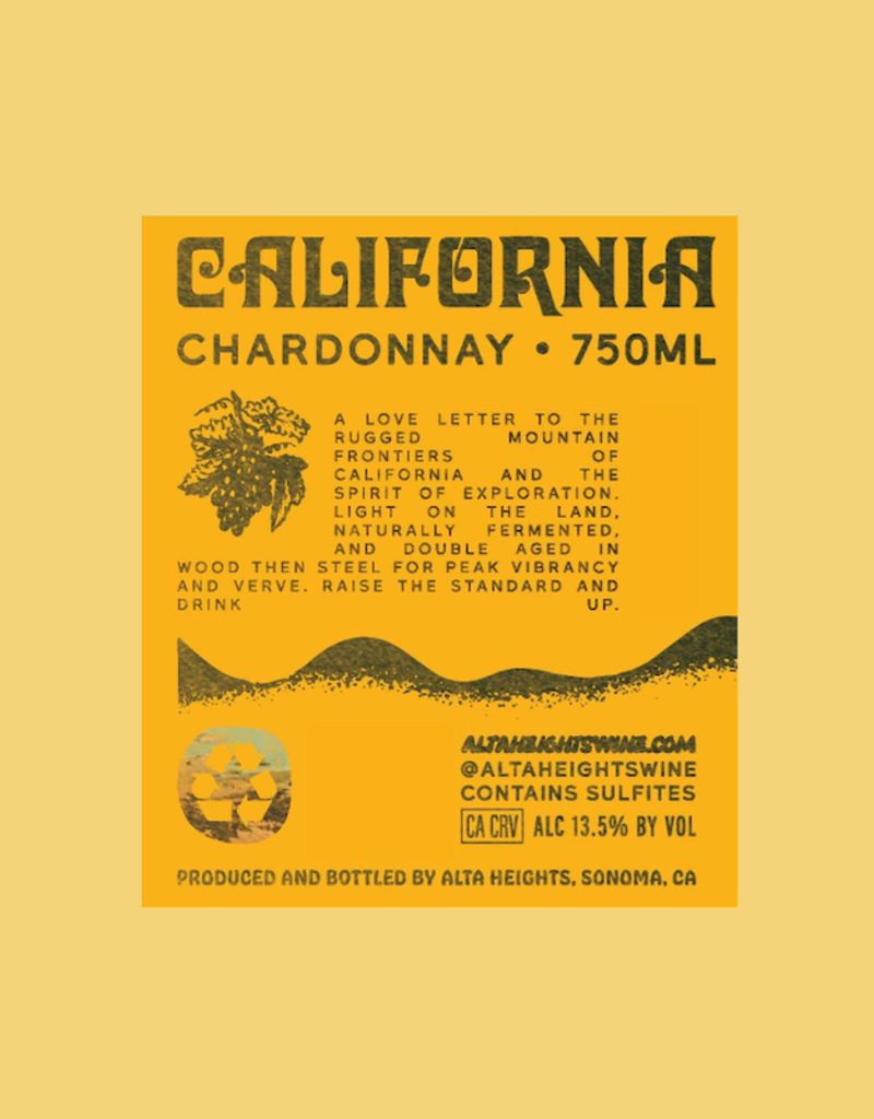 USA Alta Heights, California Chardonnay 2021