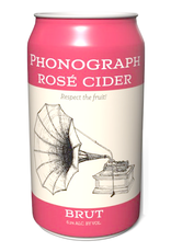 Phonograph, Rosé Brut Finger Lakes Cider CAN - 375mL
