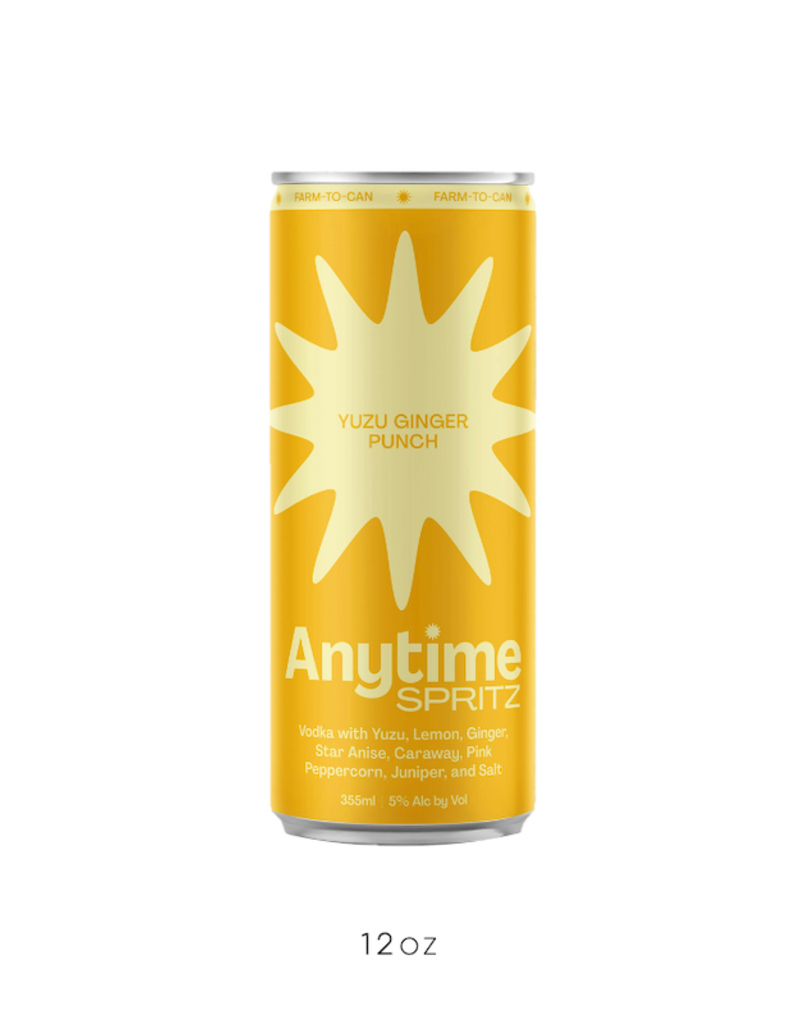 Anytime, Yuzu-Ginger Spritz - 12 oz