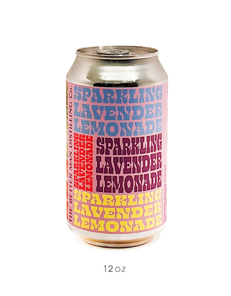 Better Man Distilling, Sparkling Lavender Gin-Lemonade  - 12oz