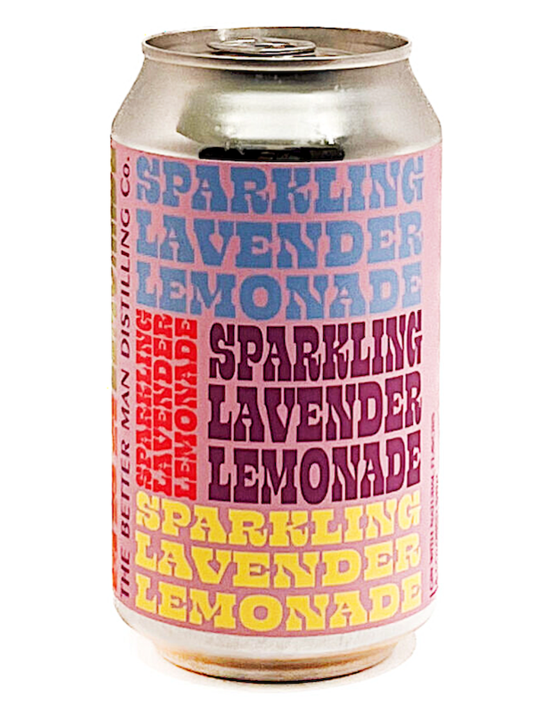 Better Man Distilling, Sparkling Lavender Gin-Lemonade  - 12oz