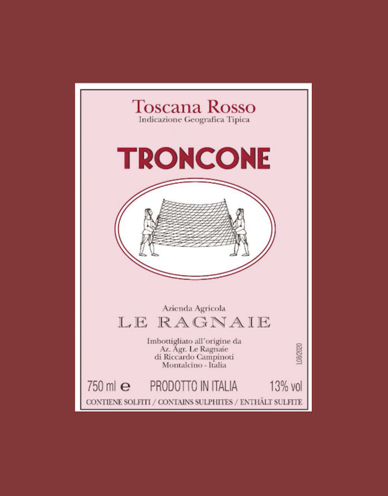 Italy Le Ragnaie, 'Troncone' Toscana Rosso 2024
