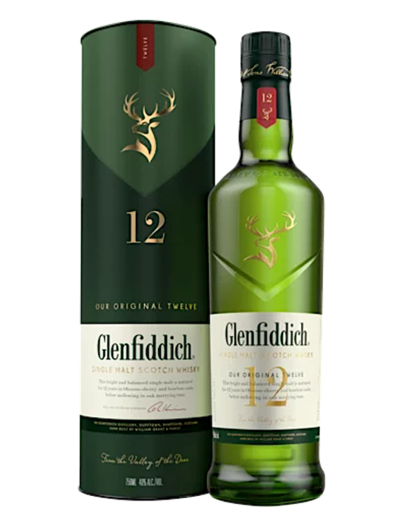 Glenfiddich, 12-Year Single Malt Scotch - 750ml
