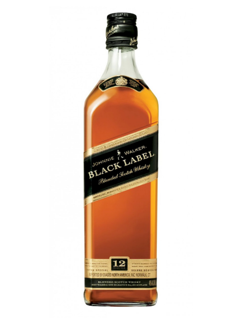 Johnnie Walker, Black Label 12-Year Blended Scotch - 1L