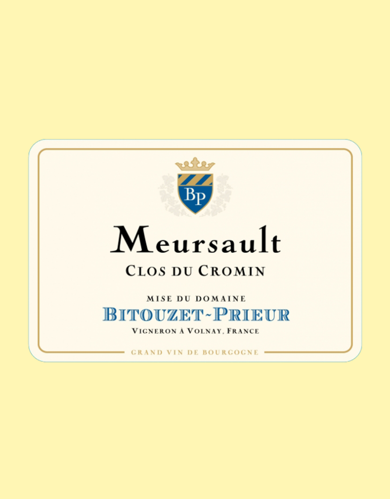 France Bitouzet-Prieur, Meursault Clos du Cromin 2023