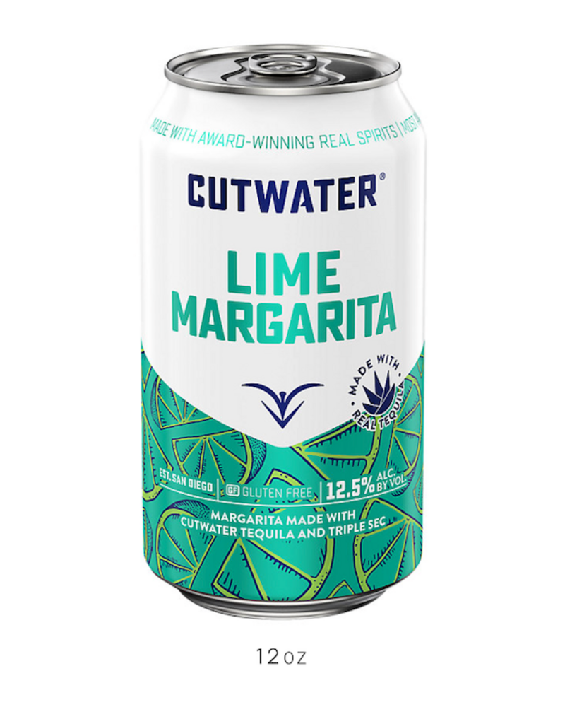 Cutwater, Tequila Lime Margarita Cans [4-Pack]