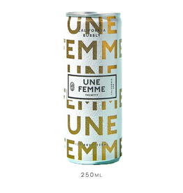 Une Femme, Bubbly Brut White CAN - 250mL
