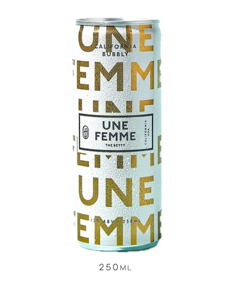 Une Femme, Bubbly Brut White CAN - 250mL