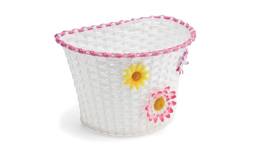 GNT Kids White Flower Basket