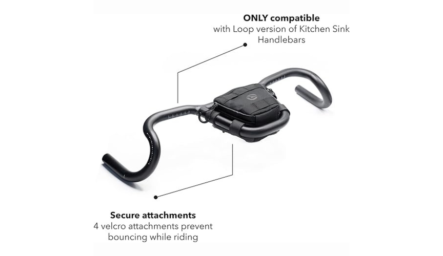 Redshift Sports Kitchen Sink Handlebar Bag - Black