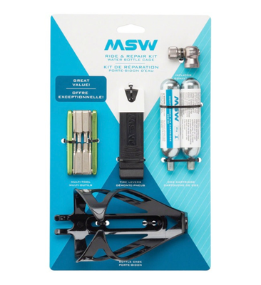 MSW Ride and Repair Kit with Water Bottle Cage