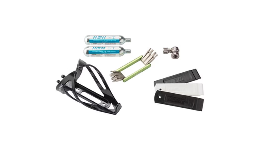 MSW Ride and Repair Kit with Water Bottle Cage