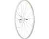Quality Wheels Value Single Wall Series Rear Wheel - 700, QR x 130mm, Rim Brake, Freewheel, Silver, Clincher