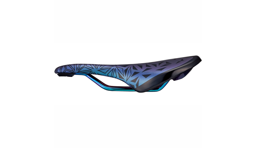 Supacaz Ignite Ti Saddle: Neon Yellow, 143mm